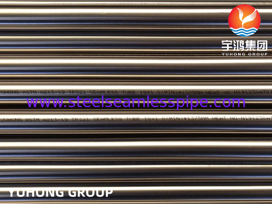 Ống sáng ASME SA213 TP321 BA cho nhiệt độ cao trong ngành thực phẩm và dược phẩm