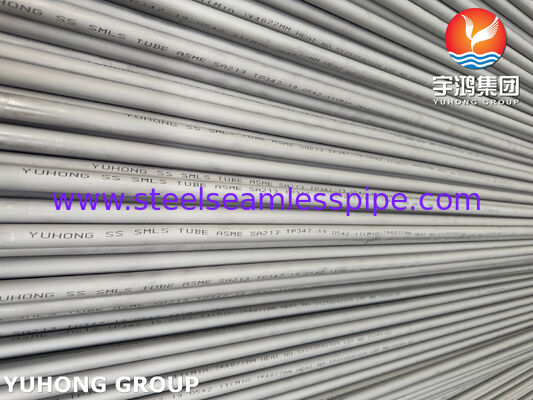 Ống trao đổi nhiệt liền mạch bằng thép không gỉ ASTM A213 TP347