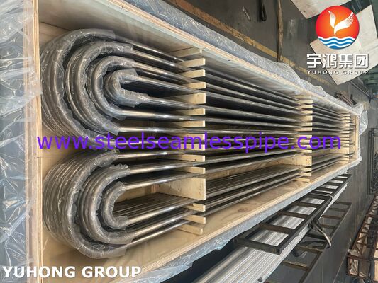 Ống chữ U liền mạch hợp kim Monel 400 Đồng Niken ASME SB163, Ứng dụng cho TEMA Heat Exchanger, Shell and Tube Heat Exchanger