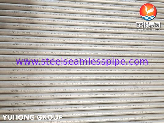 A789 S32750 ống trao đổi nhiệt siêu kép, liền mạch và dung dịch ủ, Eddy hiện tại thử nghiệm / thử nghiệm thủy tĩnh