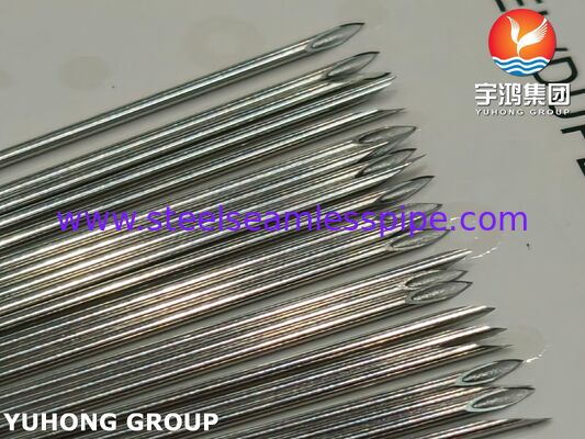 Bụi kim tiêm y tế bằng thép không gỉ ba vòng, ISO9626 ISO7864 SUS304