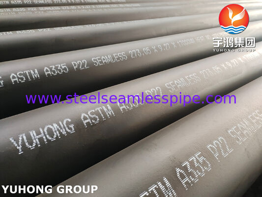 ASTM A335 P22 kim loại thép hợp kim ống liền mạch nhiệt độ cao Ferritic kim loại thép ống nồi