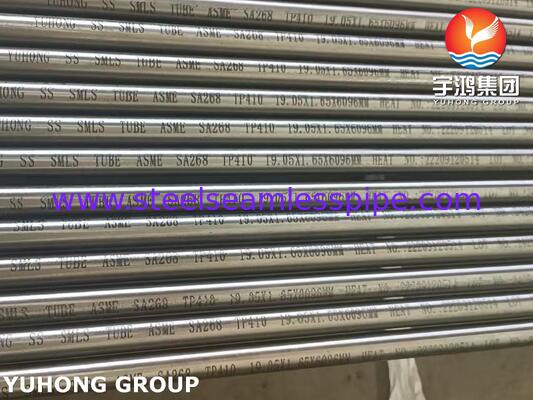 ASME SA268 TP410 / 1.4006 / X12Cr13 Bụi không thô cho sản xuất điện