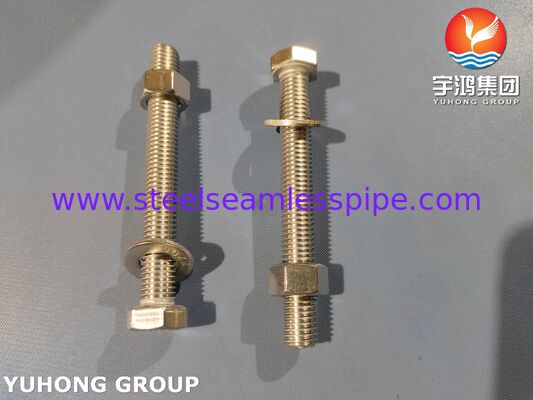 Bu lông lục giác, đai ốc, vòng đệm thép Duplex S32205 2205 theo tiêu chuẩn ISO4017