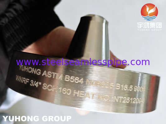 Mặt bích cổ hàn hợp kim niken Inconel 625 ASTM B564 mặt nâng chống ăn mòn