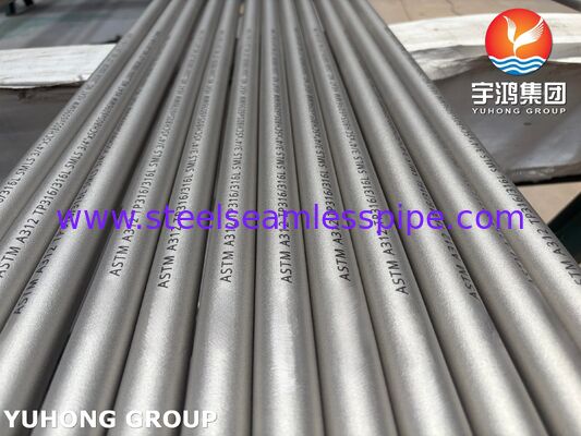 ASTM A312 TP316 / TP316L Stainless Steel Seamless Pipe Ràng và bột ống
