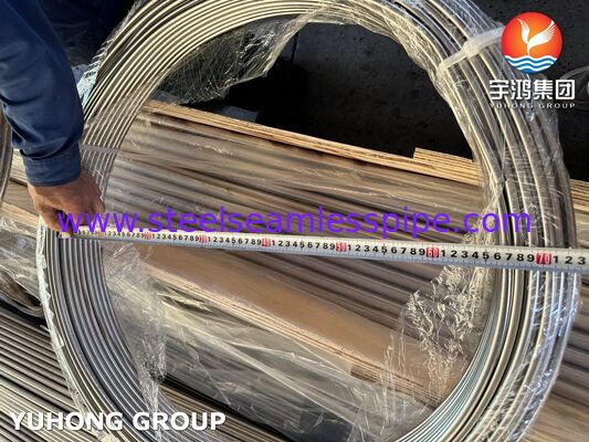 ASTM A269 TP316L Thép không gỉ cuộn ống liền mạch cho các dụng cụ, sáng sơn