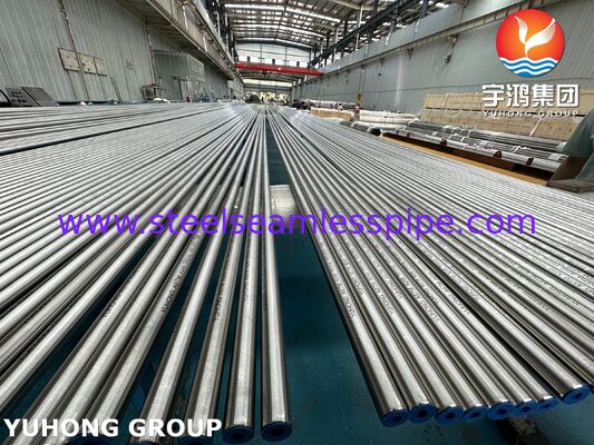 Bụi sợi nóng sáng, ống thép không gỉ hàn ASTM A249 TP316L cho nhà máy điện hạt nhân