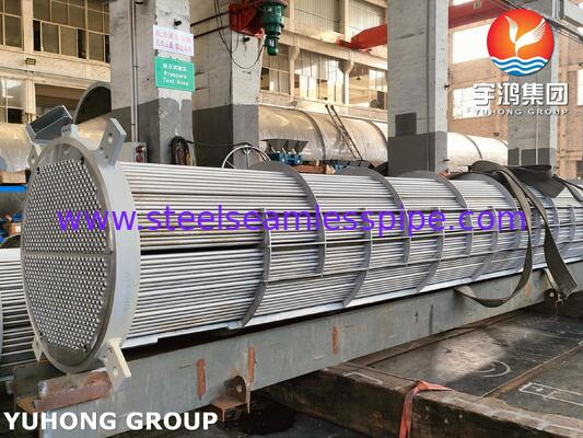 Ống trao đổi nhiệt bằng thép không gỉ chống ăn mòn với ống cánh tùy chỉnh và ống liền mạch