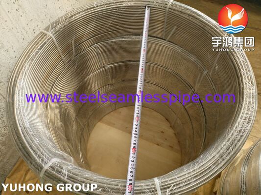 ASTM A269 TP316L ống cuộn liền mạch thép không gỉ cho máy trao đổi nhiệt và máy ngưng tụ