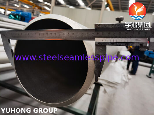 Ống thép duplex liền mạch ASME SA790UNS32205 S31803 Ứng dụng trong nhà máy lọc dầu khí, nhà máy hóa chất