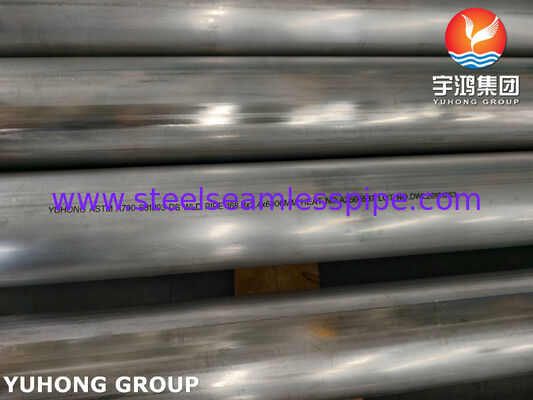 Ống Duplex2205, ASTM A790 UNS S31803 Ống hàn bằng thép Duplex cho xử lý nước