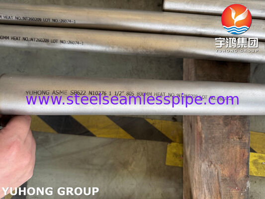 ASME SB622 UNS N10276 ống liền mạch hợp kim niken Hastelloy C276 ống trao đổi nhiệt ống