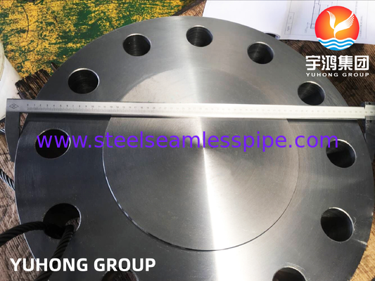 Mặt bích mù ASTM A182 F22 Thép hợp kim có mặt nâng RF cho đường ống nhiệt độ cao