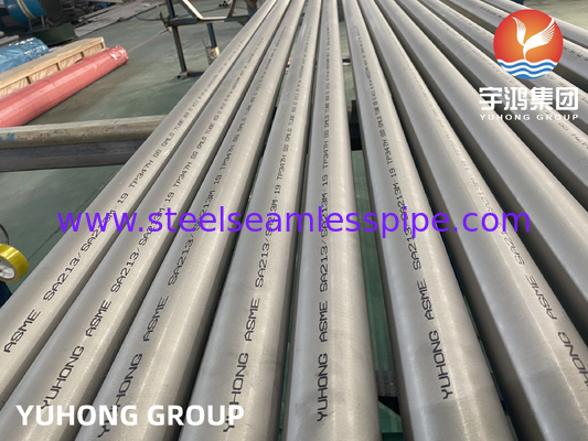 Ống trao đổi nhiệt thép không gỉ liền mạch ổn định Niobium ASTM A213 TP347H cho dịch vụ nhiệt độ cao
