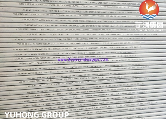 ASTM A213 TP316L TP304 TP304L ống trao đổi nhiệt liền mạch bằng thép không gỉ