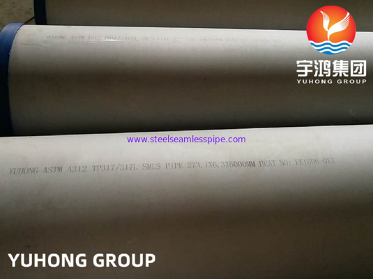 ASTM A312 TP317, TP317L Bụi không kim thép liền mạch được kéo lạnh