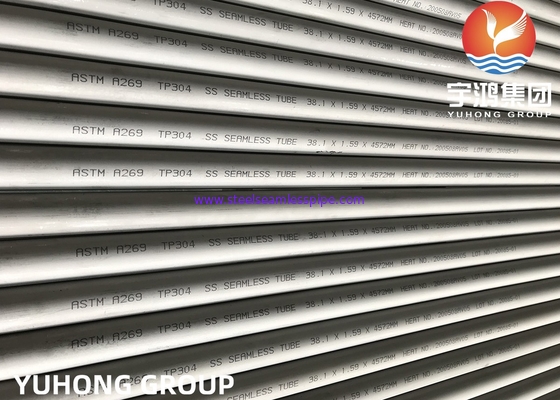 ASTM A269 TP304 TP304L TP316L SUS316L 1.4404 Ống liền mạch bằng thép không gỉ 6M, Ống trao đổi nhiệt lò hơi
