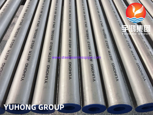 ASTM A312 / ASTM A511 TP316 / 316L (1.4404) Ống thép không gỉ liền mạch được ngâm ủ Chứng nhận ABS