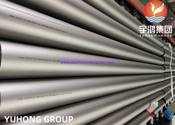 ASTM B514 Incoloy 800H Hợp kim niken hàn ống tẩy rỉ bề mặt hydrocacbon Nứt
