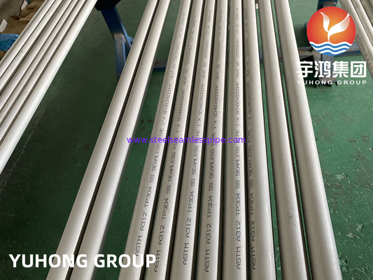ASTM A312 TP304 Bề mặt ngâm ống thép không gỉ liền mạch PT có sẵn