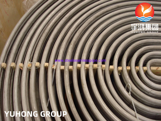 Ống uốn chữ U bằng thép không gỉ, ASME SA249, A688, ASME SA213 TP304 / TP304L / TP304H / TP304N