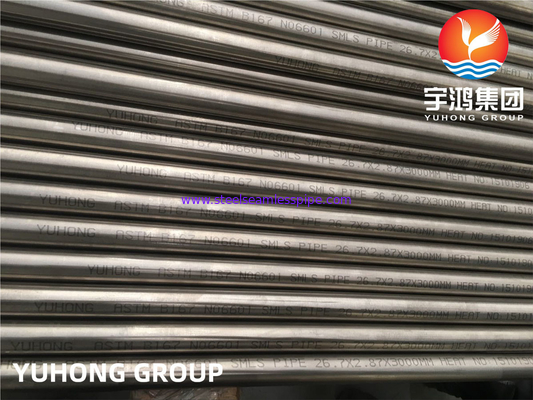 ASTM B167, ASME SB167 Inconel 601 UNS N06601 ống không may bằng thép hợp kim niken