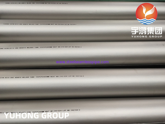 Astm B514 Alloy 800H (UNS N08810) Ống hàn hợp kim niken liền mạch